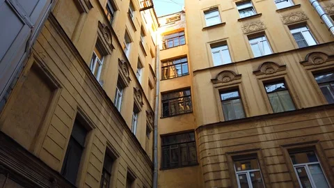 The first perspective, the point of view of the person, who stands inside the Stock Footage 119218588