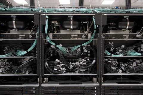 First petascale supercomputer is Eastern Europe Stock Photos