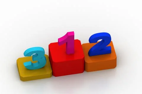 First place awards Free Stock Illustration