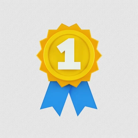 First Place Badge Stock Footage 332160766