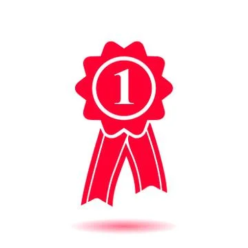 First place icon. Stock Illustration