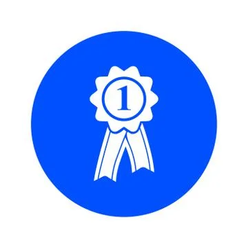 First place icon. Stock Illustration