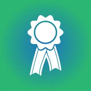 First place icon. Illustrazione stock