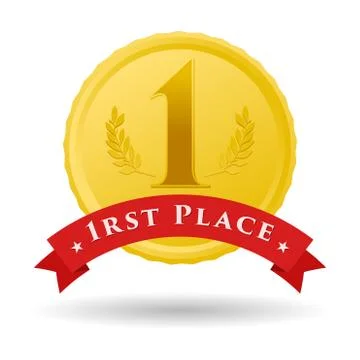 First place Stock Illustration