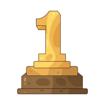 First Place illustration Stock Illustration