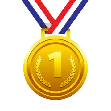 First Place Medal Illustrazione stock