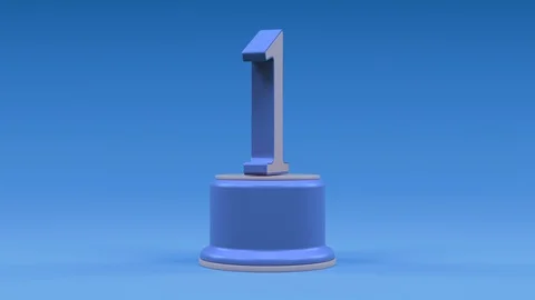 First place number loop cold look Video stock 100744812