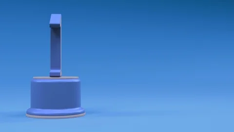 First place number loop left side  cold look Stock Footage 100744784