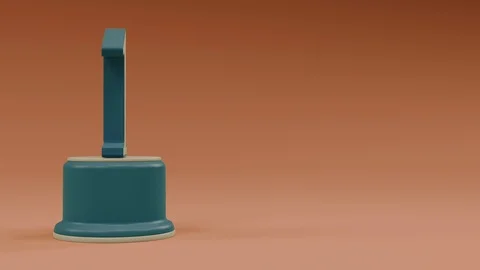 First place number loop left side retro look Stock Footage 100744940