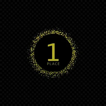 First place symbol Illustrazione stock