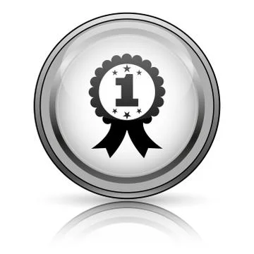 First prize ribbon icon Stock Illustration