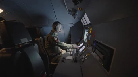 First RAF planes deployed to defend Polish skies after Russian drone incursion Stock Footage 317465315