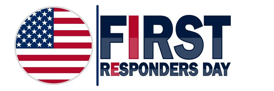 First Responders Day 스톡 일러스트