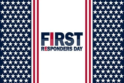 First Responders Day Vector illustration 스톡 일러스트
