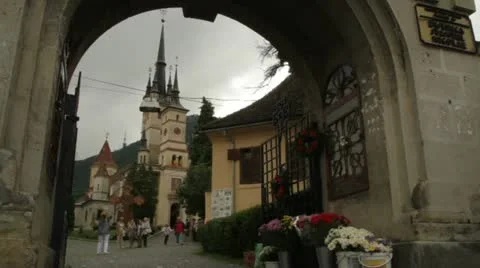First Romanian School 0001 Stock Footage 12618096