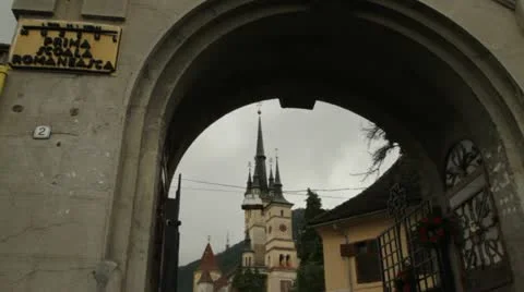 First Romanian School 0003 Stock Footage 12618508