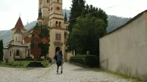 First Romanian School 0011 Stock Footage 12625118