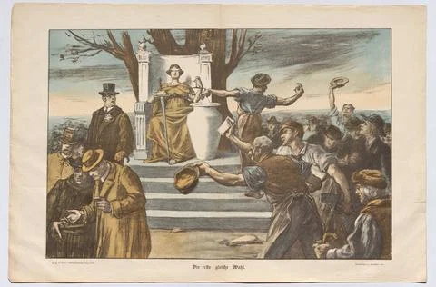 The first same choice. Supplement to the March Scripture of the Social Dem... Stock Photos