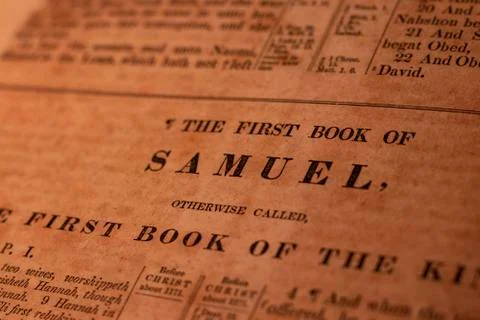First Samuel 写真素材