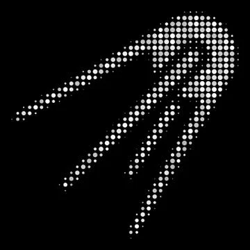 First Satellite Halftone Icon イラスト素材