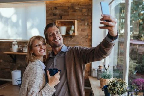 But first, selfie! Stock Photos