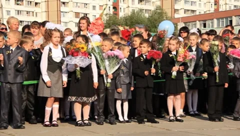 First September. Beginning of school year Video stock 8577528