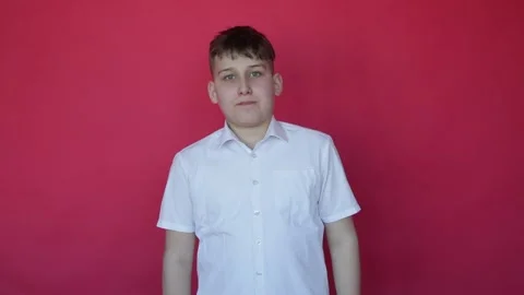 First signs of viral disease. Cute teena... | Stock Video | Pond5