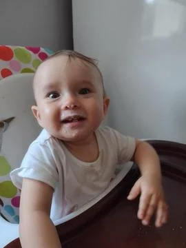 First Smile Foto stock