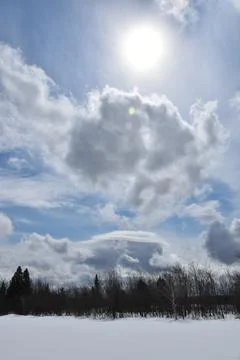 The first snow in the fall Stock Photos