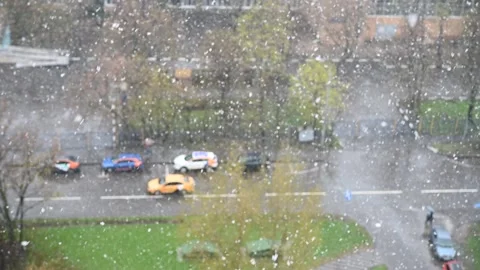 First snow Stock Footage 248598187