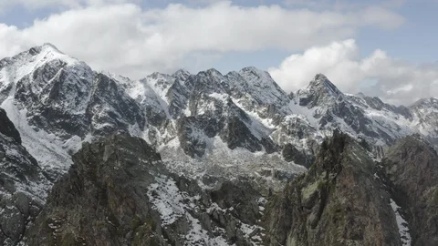 FIRST SNOW ON MOUNTAIN (cine log) Stock Footage 96896840