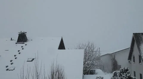 First Snow, Snowfall in Germany 6 動画素材 46152207