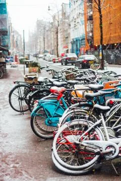 First snow of the year Stock Photos