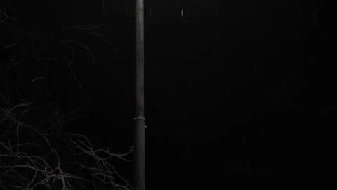 First Snowfall Overlay in United Kingdom Black Background. Falling Snowflakes in Stock Footage 247670778