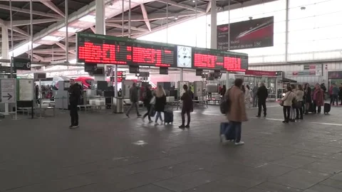 First Spanish private high-speed train operator completes inaugural journey, Val Stock Footage 221768925