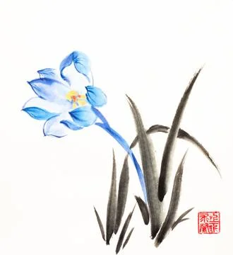 First spring snowdrops Illustrazione stock