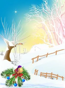 The first star Stock Illustration