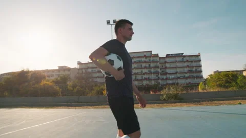 First Step Before The Actual Soccer Game Stock Footage 273590703