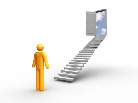 First step Stock Illustration