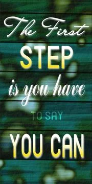 The first step Stock Illustration