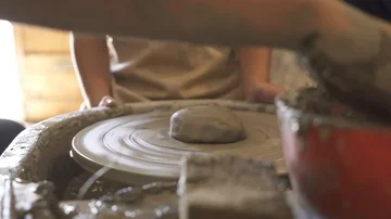 First Step in Making Pottery Video stock 85630784