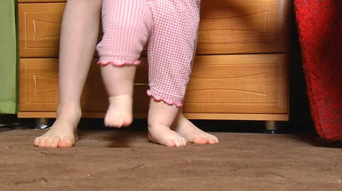 First steps Stock Footage 981490