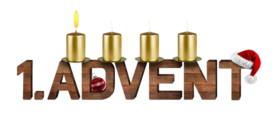 First sunday in advent Stock Photos