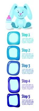 First time parents infographic chart design template Illustrazione stock
