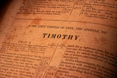 First Timothy 写真素材