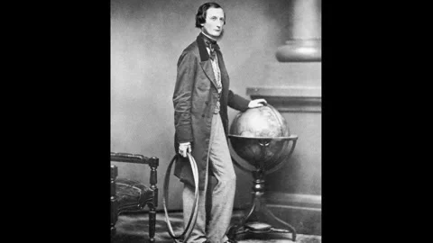 First Transatlantic Telegraph Cable, Silent Montage Vídeo Stock 259074167