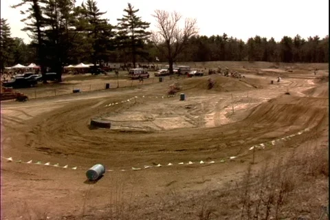 First Turn Establishing Shot Video stock 97447