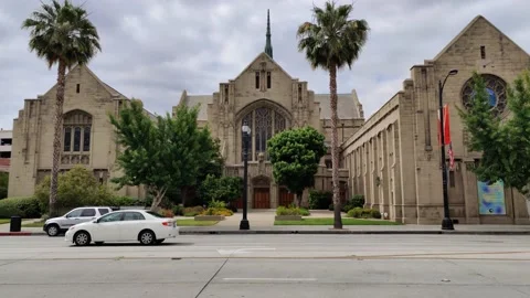 First United Methodist Church Pasadena California USA Video stock 155366500