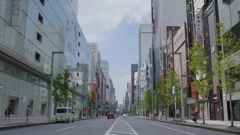 First weekend after emergency declaration of Tokyo Covid-19 Stock Footage 128177577