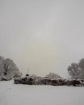 First Winter Snow In Chartreuse Mountains - France Landscape Stock Photos
